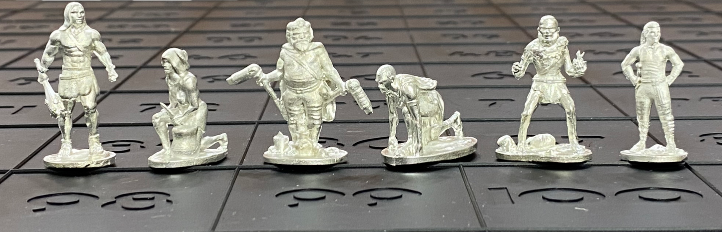 Set of 6 Pewter Adventurers'